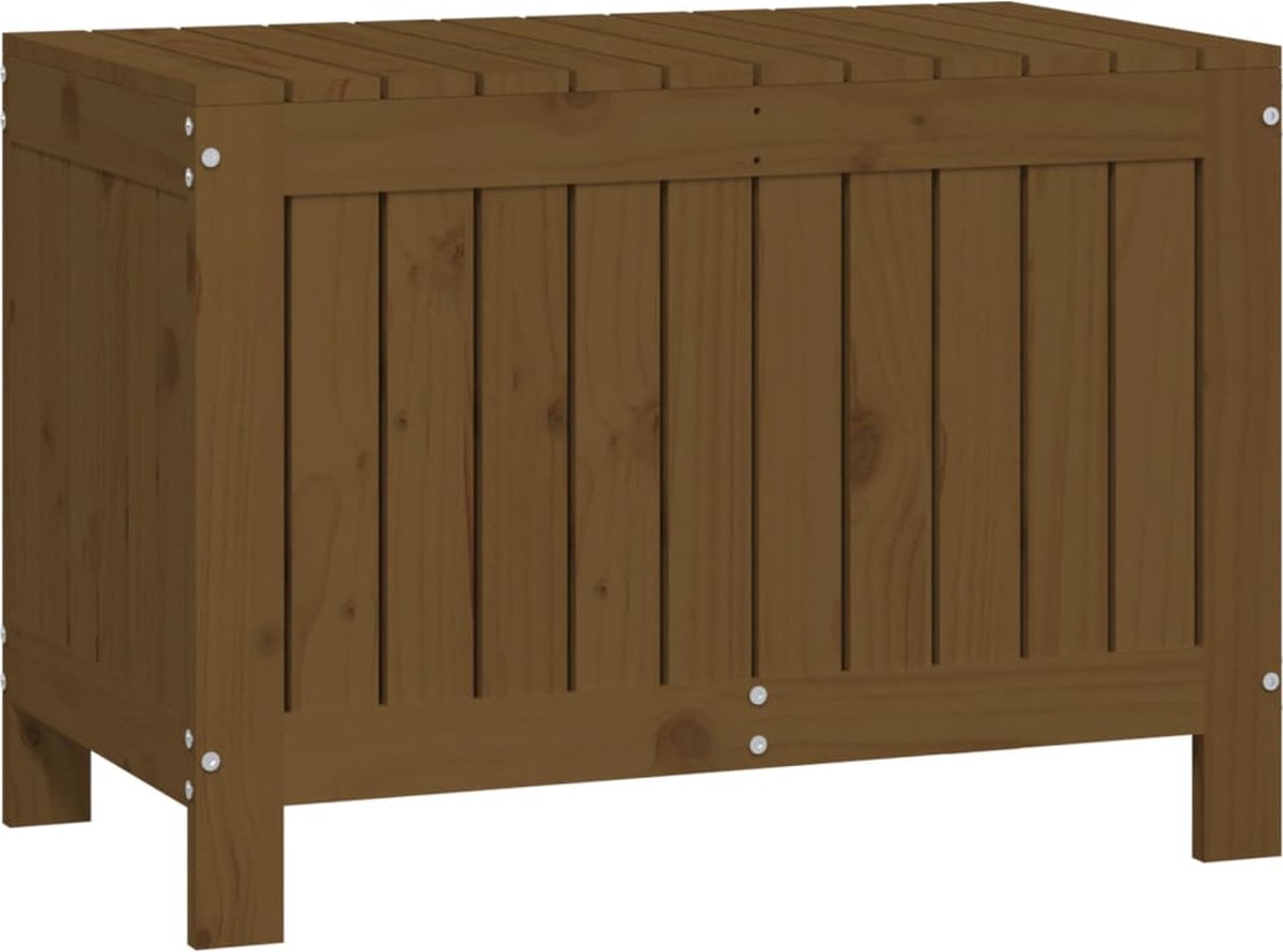 Vidaxl Tuinbox 76x42,5x54 Cm Massief Grenenhout Honing - Bruin