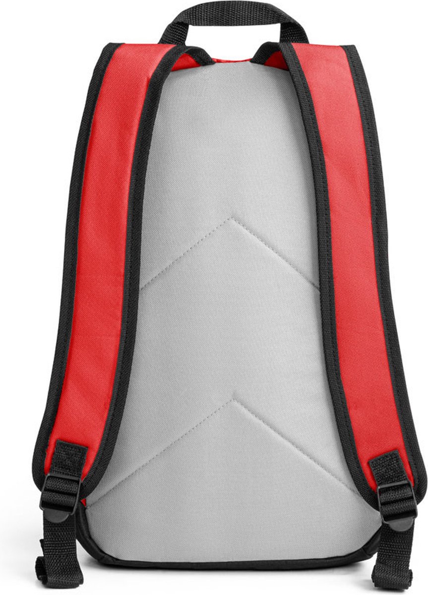 Vrije Tijds Rugtas/rugzak/wit 42 X 25 Cm - Rugzak - Rood