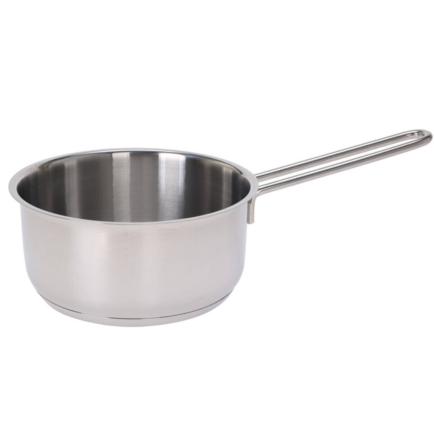 Excellent Houseware Steelpan/sauspan/juspan - 1600 Ml - Rvs - Zilverkleurig - D16 X 8 Cm - Steelpannen