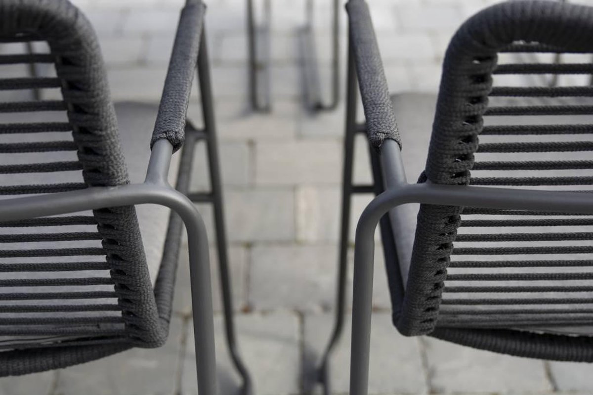 4 Seasons Outdoor Taste Elba Stapelbare Tuinstoel - Grijs