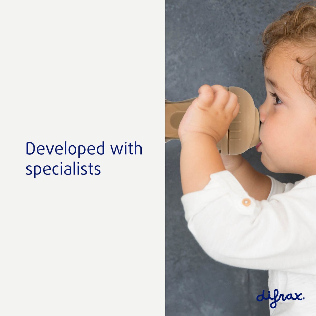 Difrax Antilek Tuitbeker 250ml Blossom - Roze