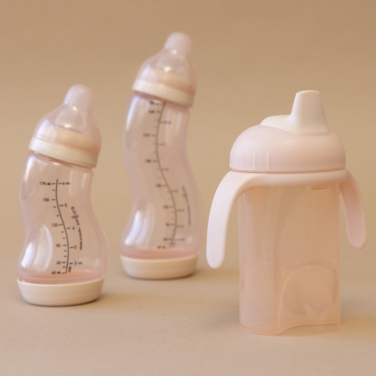 Difrax Antilek Tuitbeker 250ml Blossom - Roze