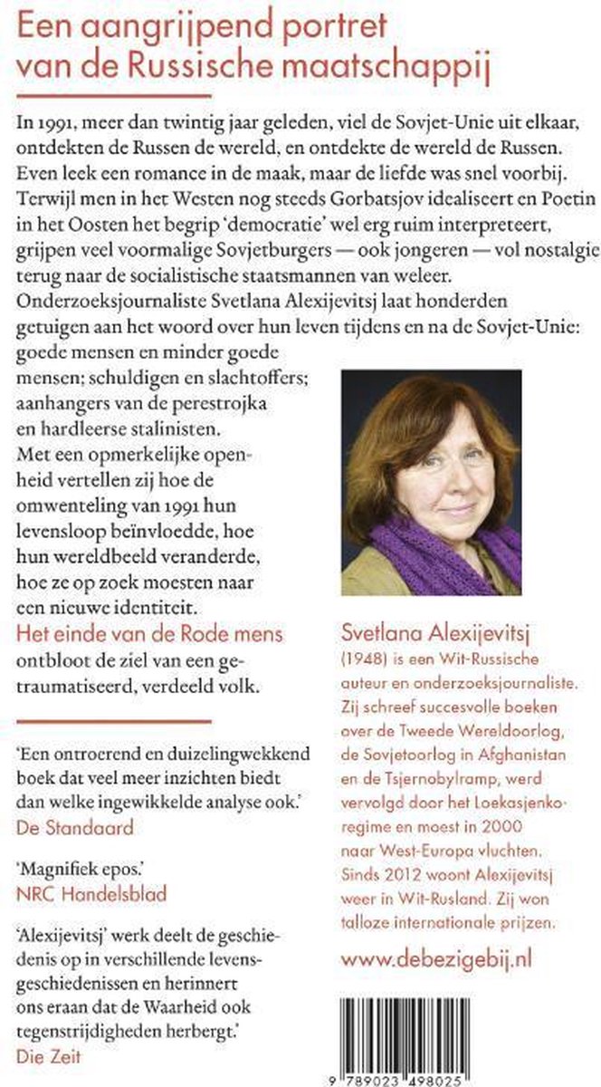 Het einde van de rode mens