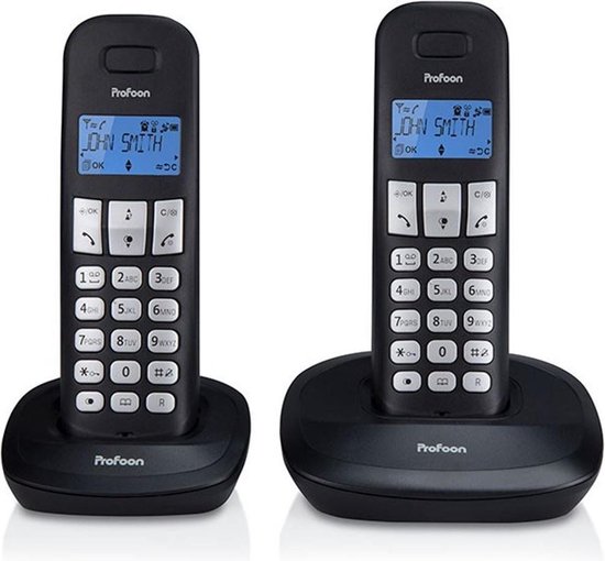 Profoon PDX-1120 DECT telefoon - Zwart