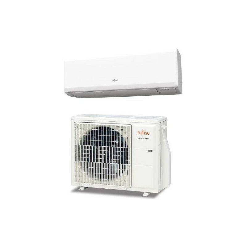 Fujitsu - Aire Acondicionado Split 1x1 Inverter ASY 25 UI-KP Con 2.150 Frig/h Y 2.407 Kcal/h Blanco