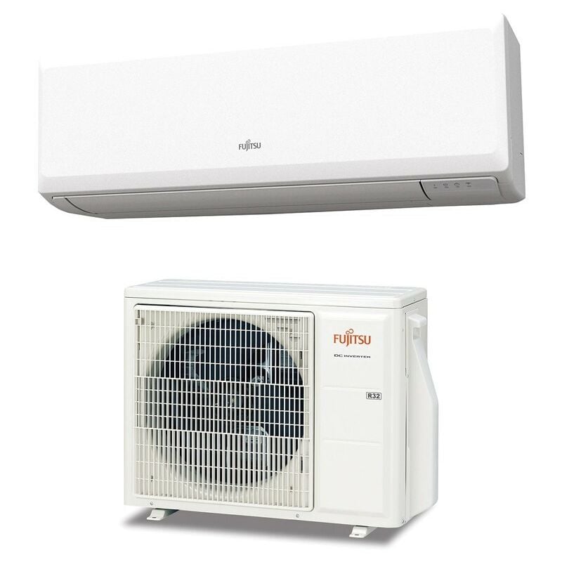 Fujitsu - Aire Acondicionado Split 1x1 Inverter ASY 35 UI-KP Con 2.923 Frig/h Y 3.267 Kcal/h Blanco