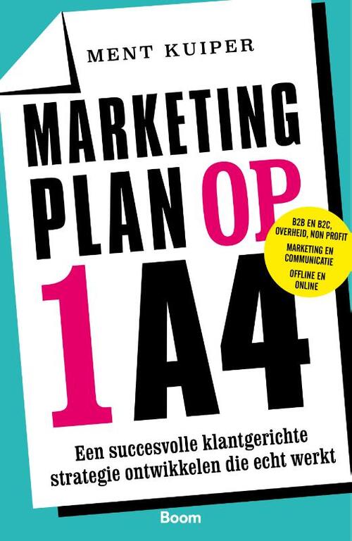 Boom Uitgevers Marketingplan op 1 A4