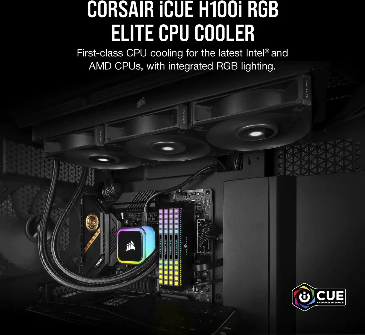Corsair iCUE H100i RGB Elite - 240mm