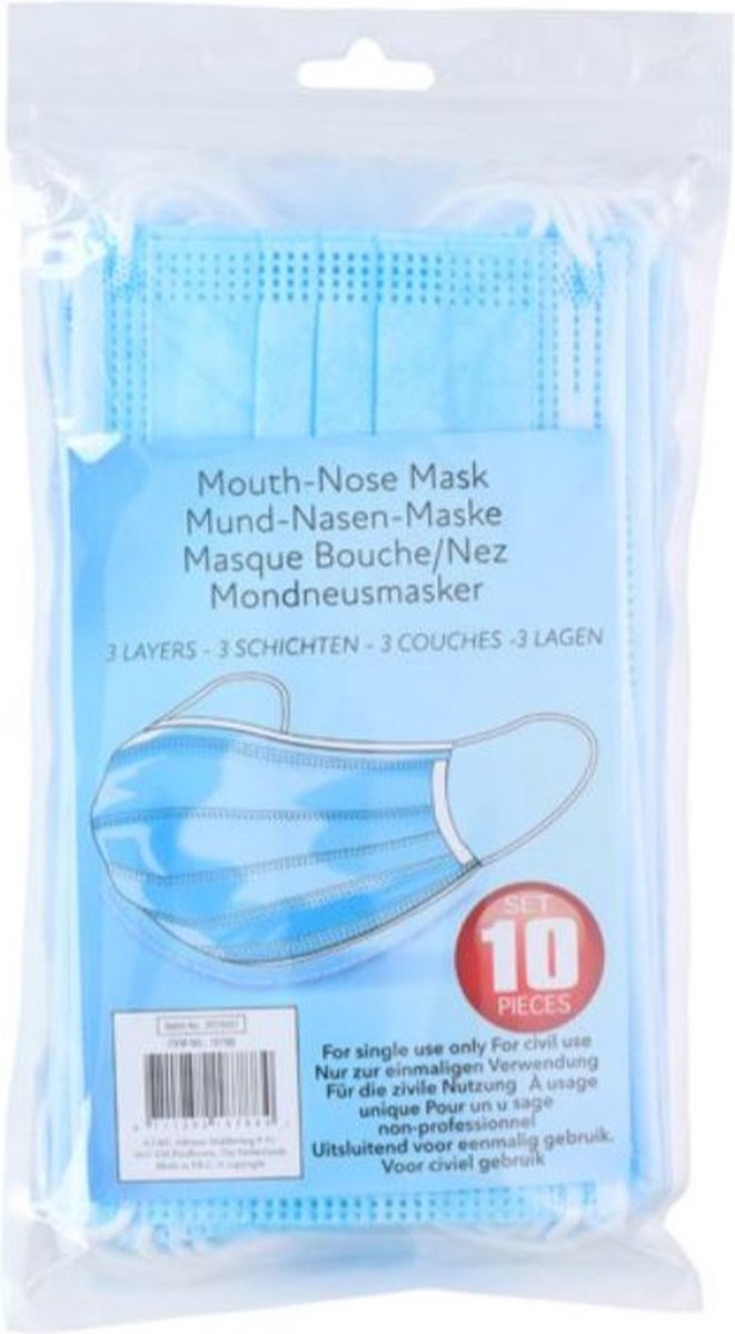 EDCO 871129213448 Mondkapje / Mondmasker (10st)