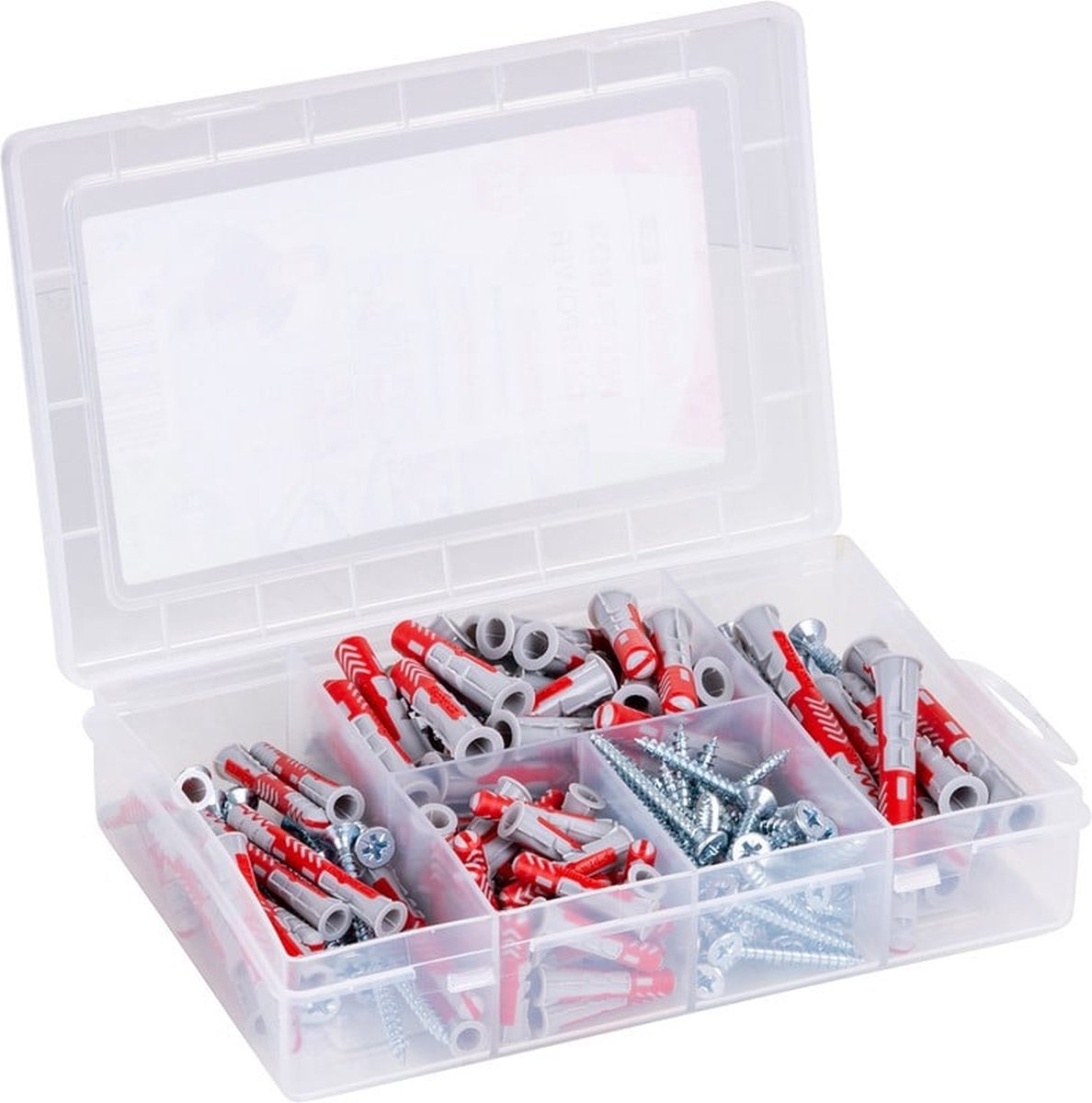 Fischer 541109 150-delige Profibox DuoPower Short/long Pluggenset Met Schroeven