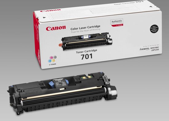 Canon 701 Tonercartridge - - Zwart