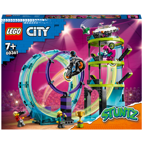 Lego - Motos De Juguete Y Desafío Acrobático: Rizo Extremo 1 O 2 Jugadores City Stuntz