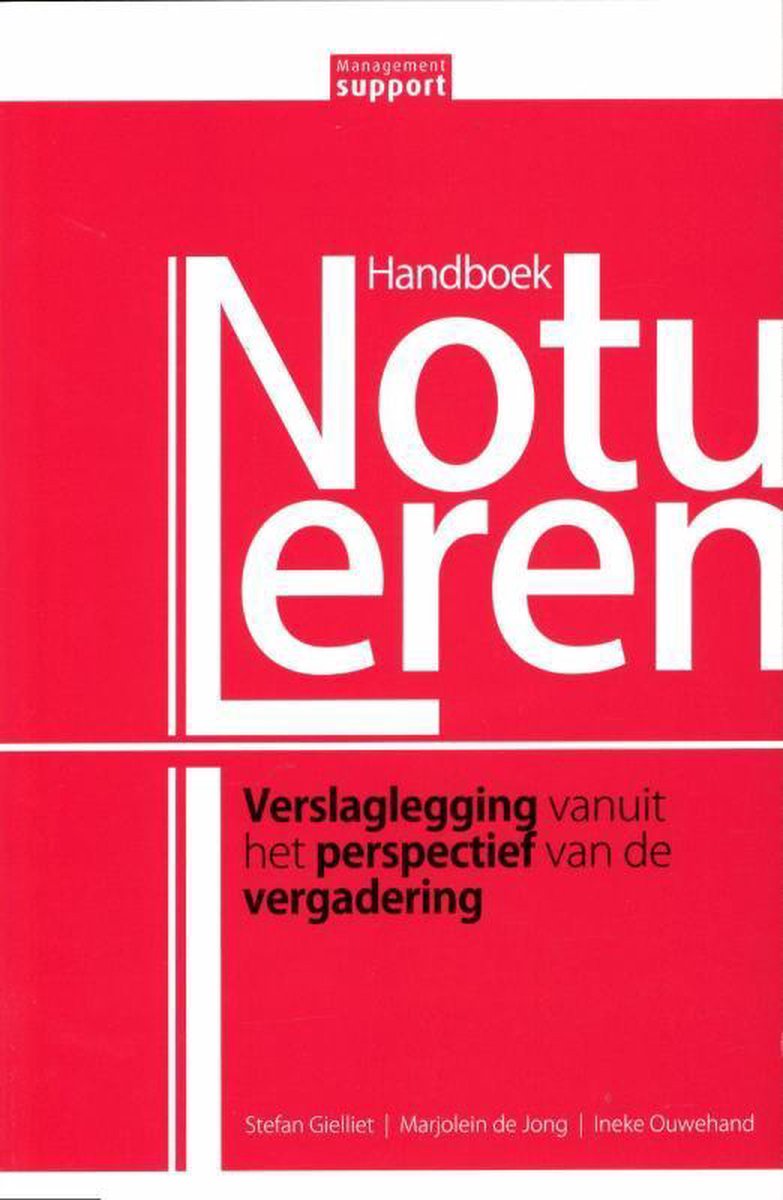 Vakmedianet Handboek Notuleren