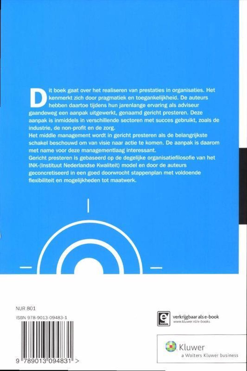 Boom Uitgevers Gericht presteren met het INK-managementmodel
