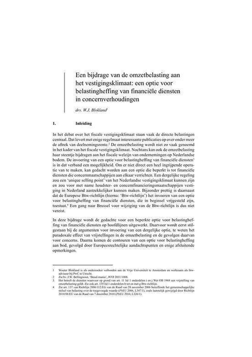Wolters Kluwer Nederland B.V. Aanbevelingen ter verbetering vh vestigingsklimaat voor ondernemingen