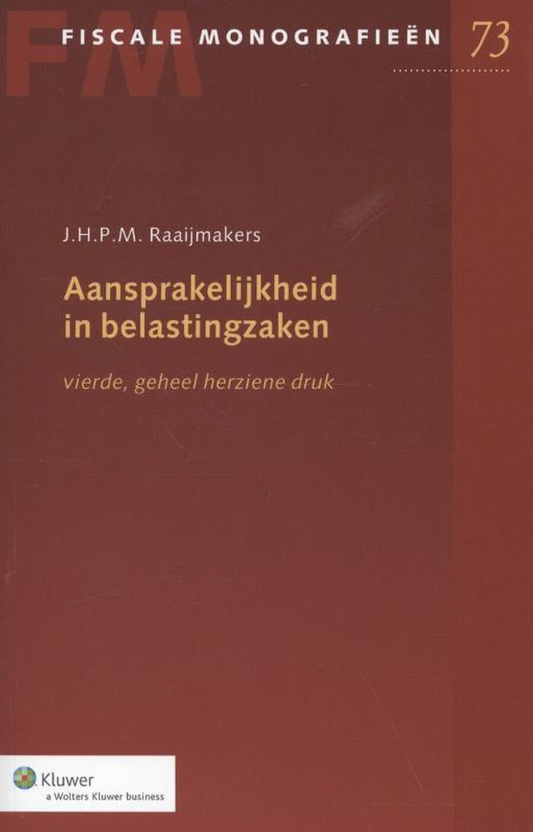 Aansprakelijkheid in belastingzaken