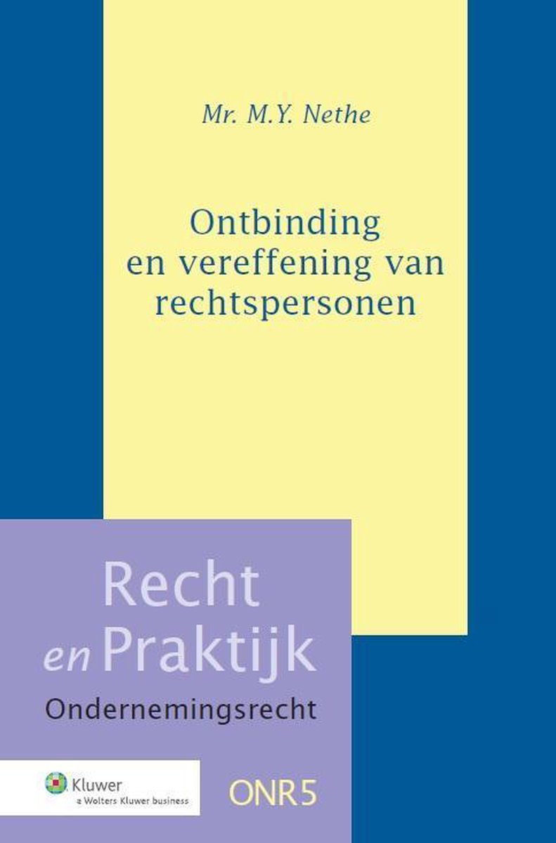 Wolters Kluwer Nederland B.V. Ontbinding en vereffening van rechtspersonen