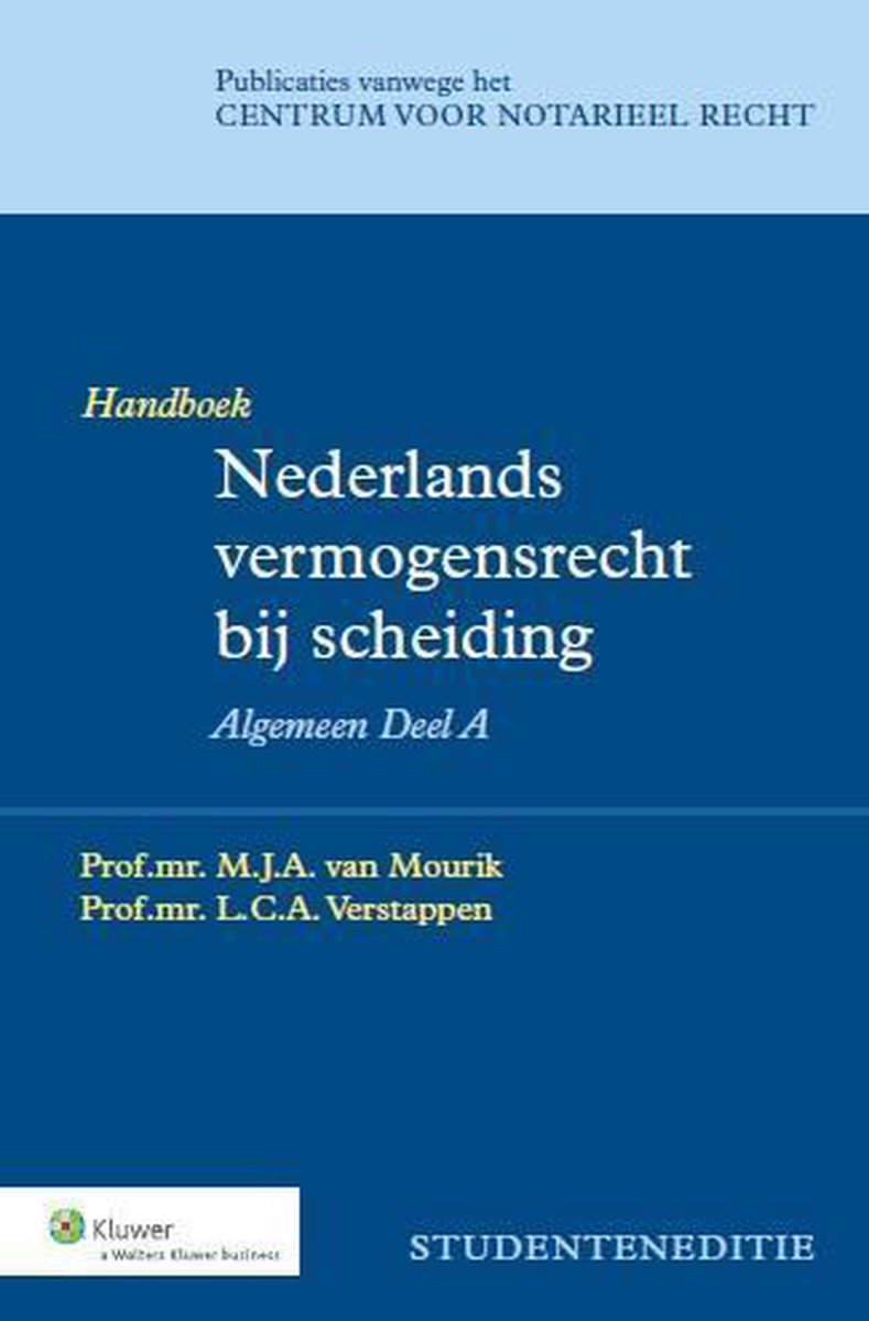 Nederlands vermogensrecht bij scheiding