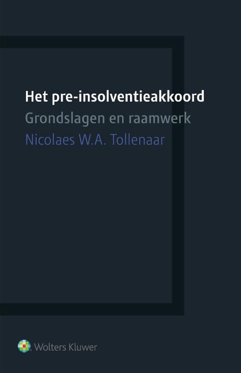 Het pre-insolventieakkoord