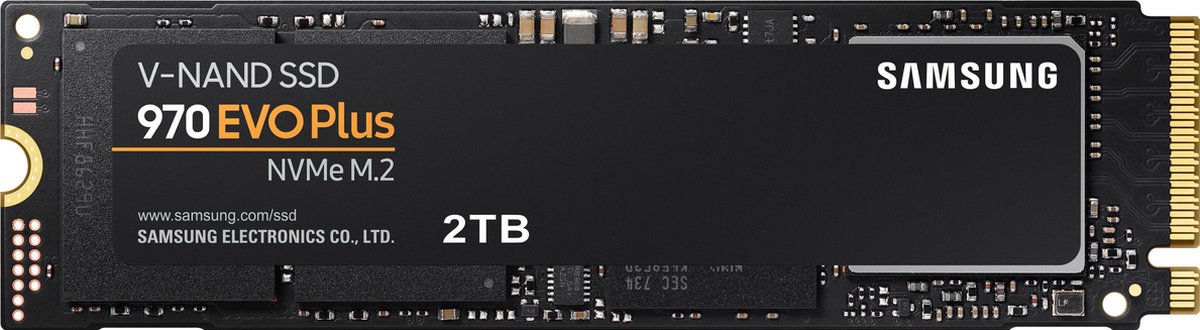 Samsung 970 EVO PLUS M.2 2TB - Zwart
