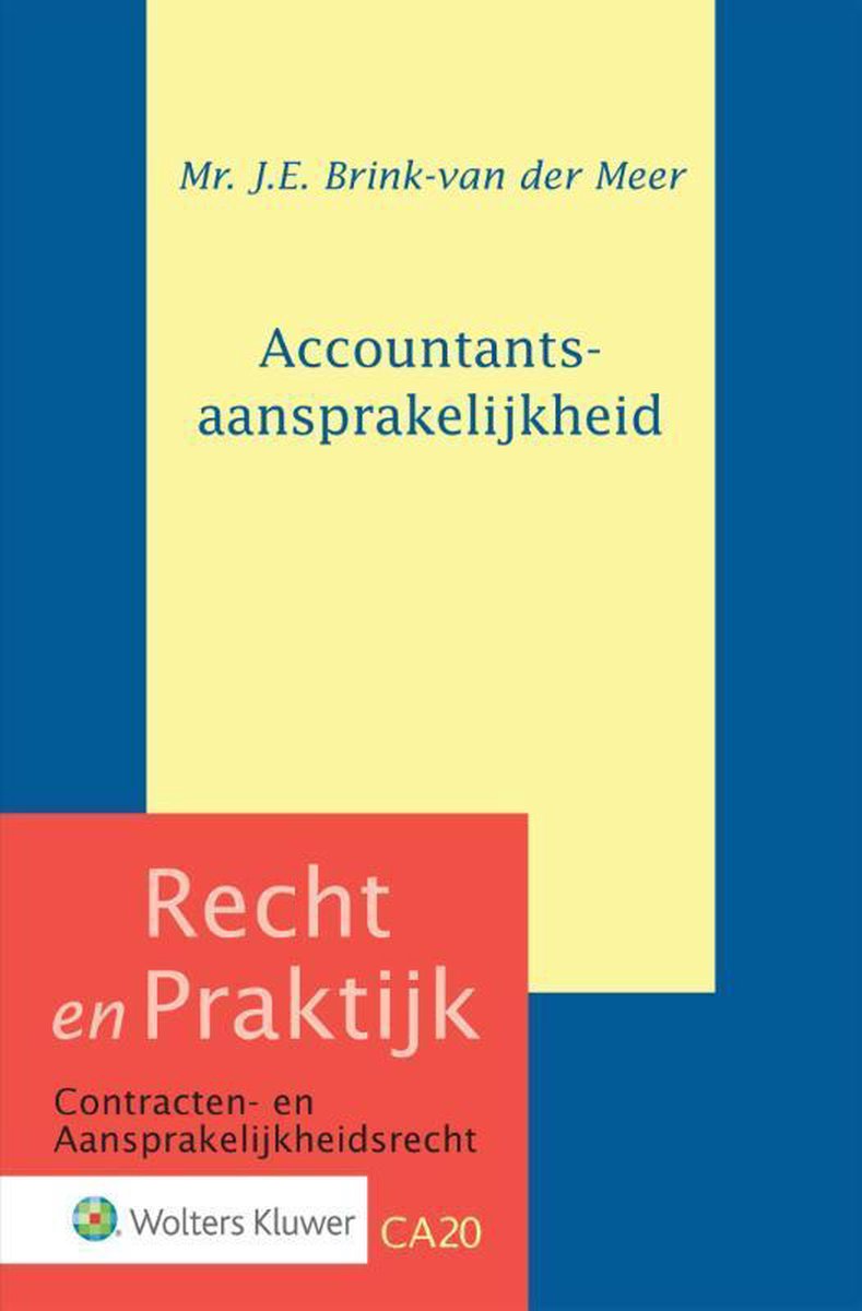 Wolters Kluwer Nederland B.V. Accountantsaansprakelijkheid