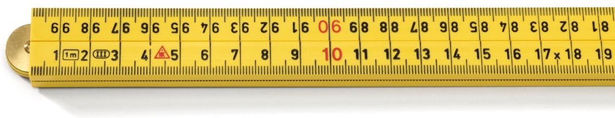 Hultafors Duimstok G 59 1m geel - 4-delig - HU200904