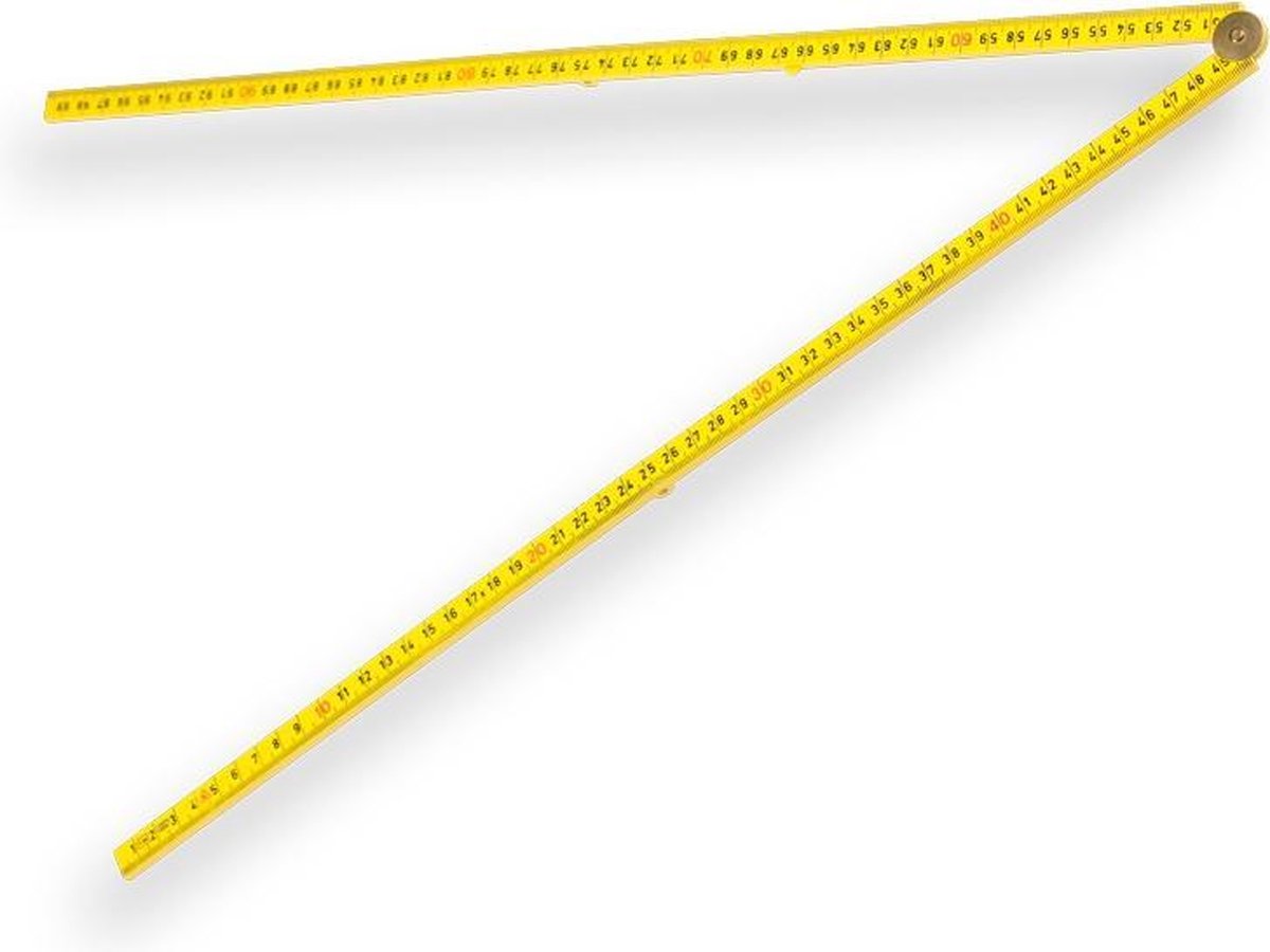 Hultafors Duimstok G 59 1m geel - 4-delig - HU200904