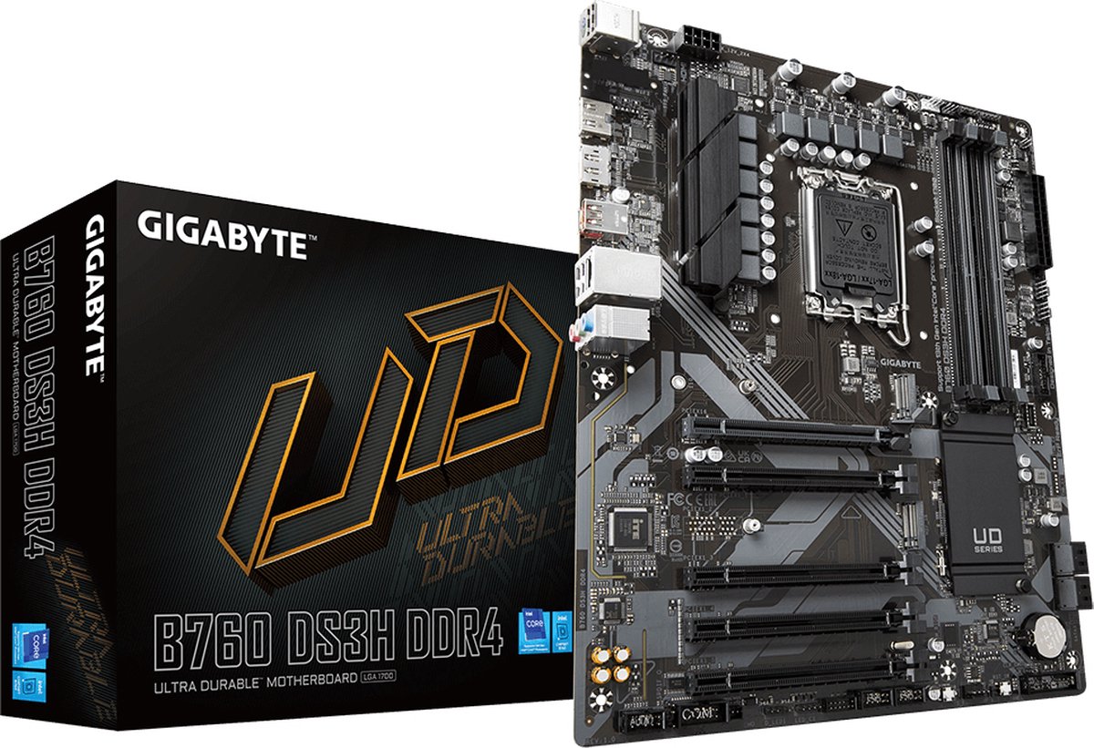 Gigabyte B760 DS3H DDR4 moederbord