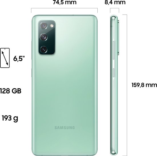 Samsung Galaxy S20 FE 128GB 5G - Groen