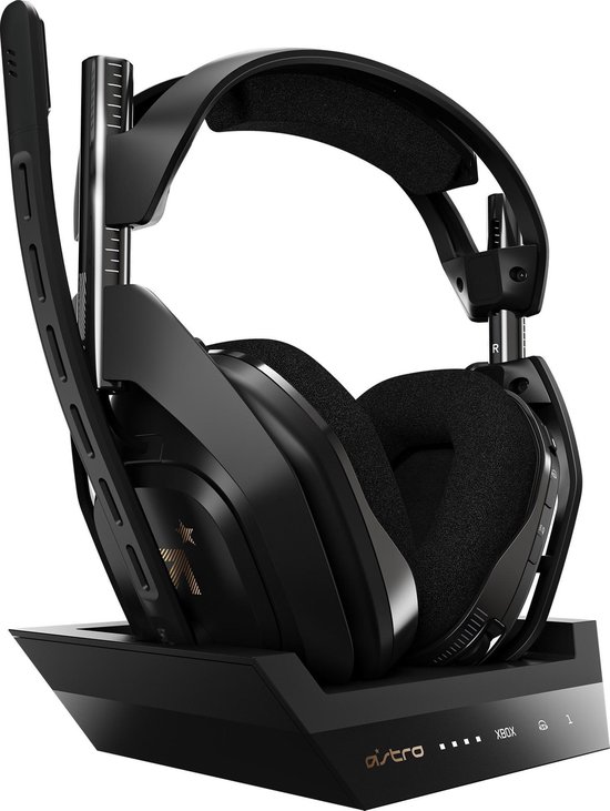 Astro Gaming Astro A50 Draadloze Gaming Headset + Base Station voor Xbox Series X|S, Xbox One - - Zwart