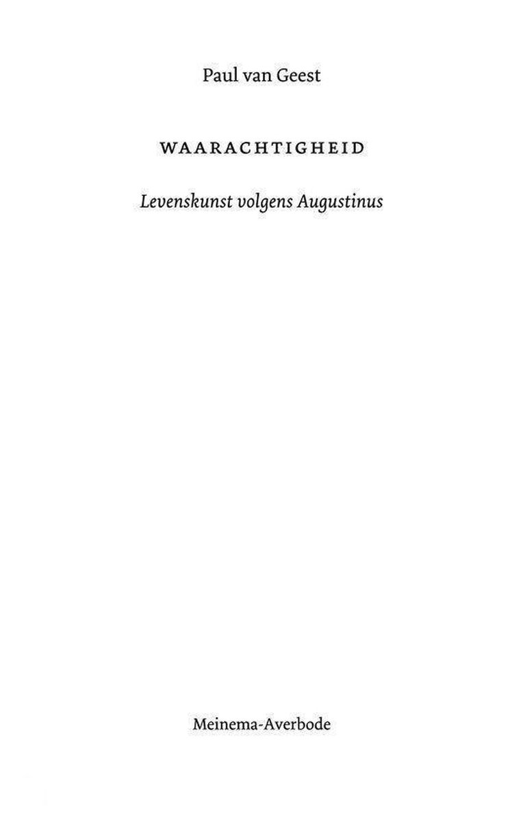 Meinema, Uitgeverij Waarachtigheid