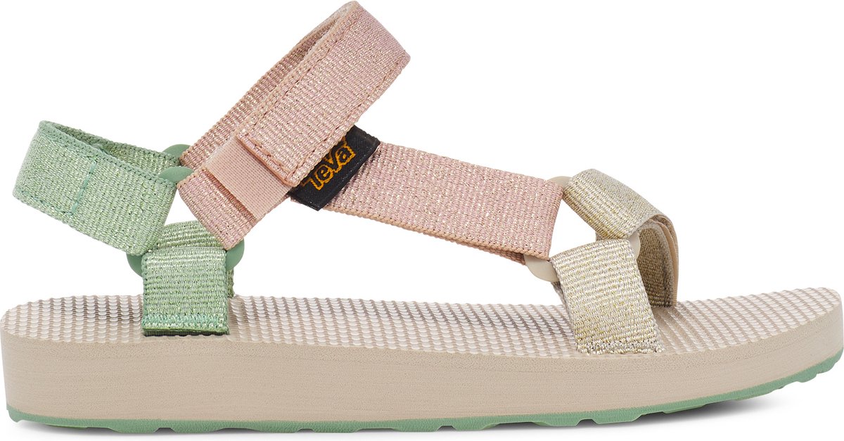 Teva - Sandalias Casual De Niños Original Universal Metallic - Beige