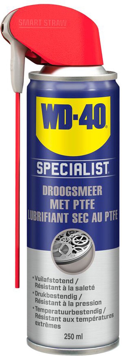 Wd-40 droogsmeerspray Specialist met Ptfe 250 ml - Zwart