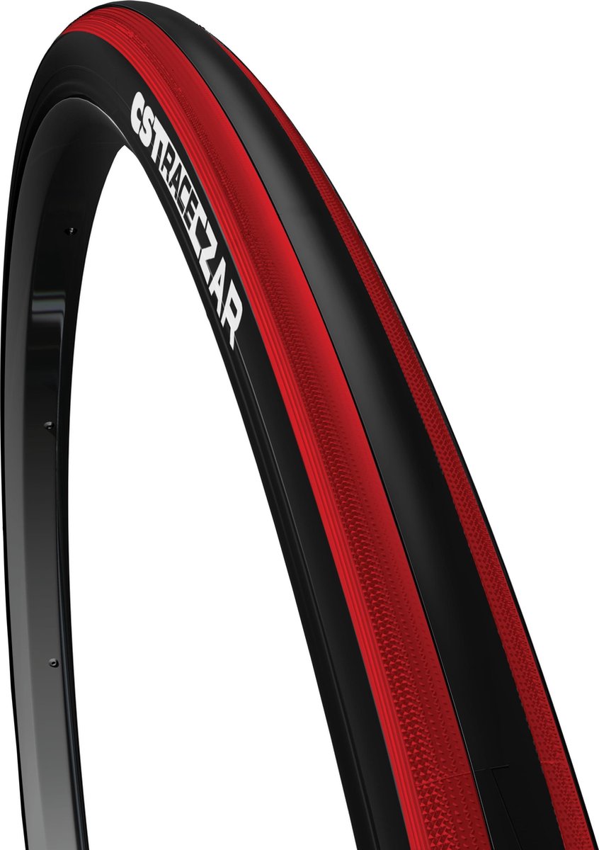 CST Buitenband Race Czar 700 x 23c (23-622) zwart/ - Rood