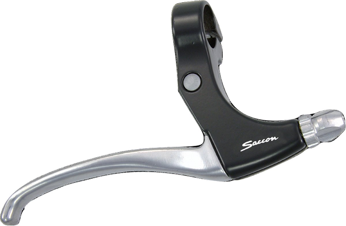Saccon remgrepenset rollerbrake 4-vinger zilver/zwart 2-delig - Silver
