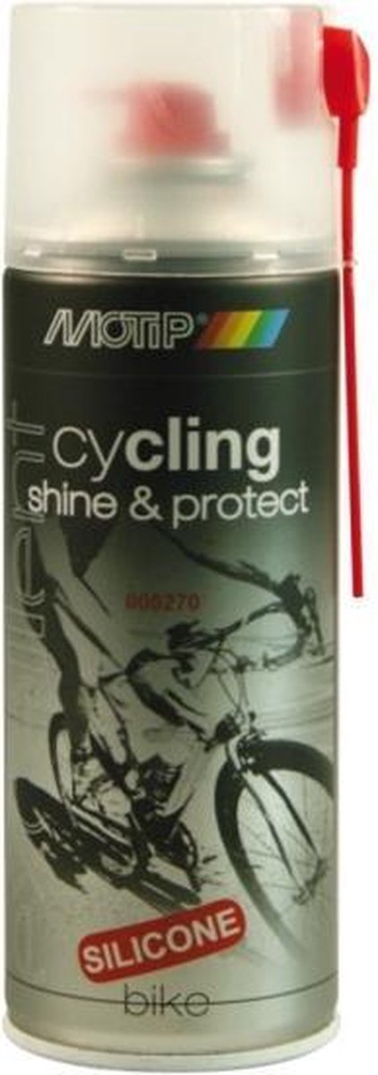 Motip reiningingsmiddel cycling shine en protect 400 ml - Grijs