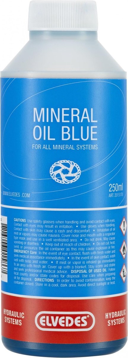 Elvedes e mineraal olie Magura 250 ml - Blauw