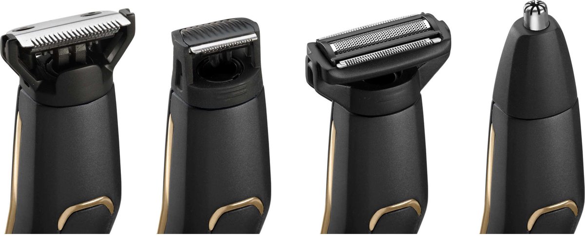 11-in-1 Waterproof Carbon Titanium Multi Trimmer MT860E - Zwart