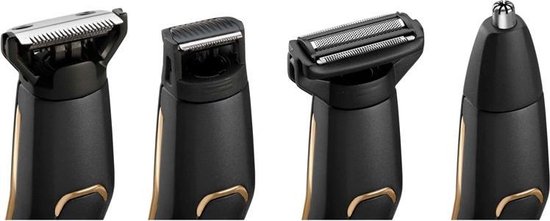 11-in-1 Waterproof Carbon Titanium Multi Trimmer MT860E - Zwart