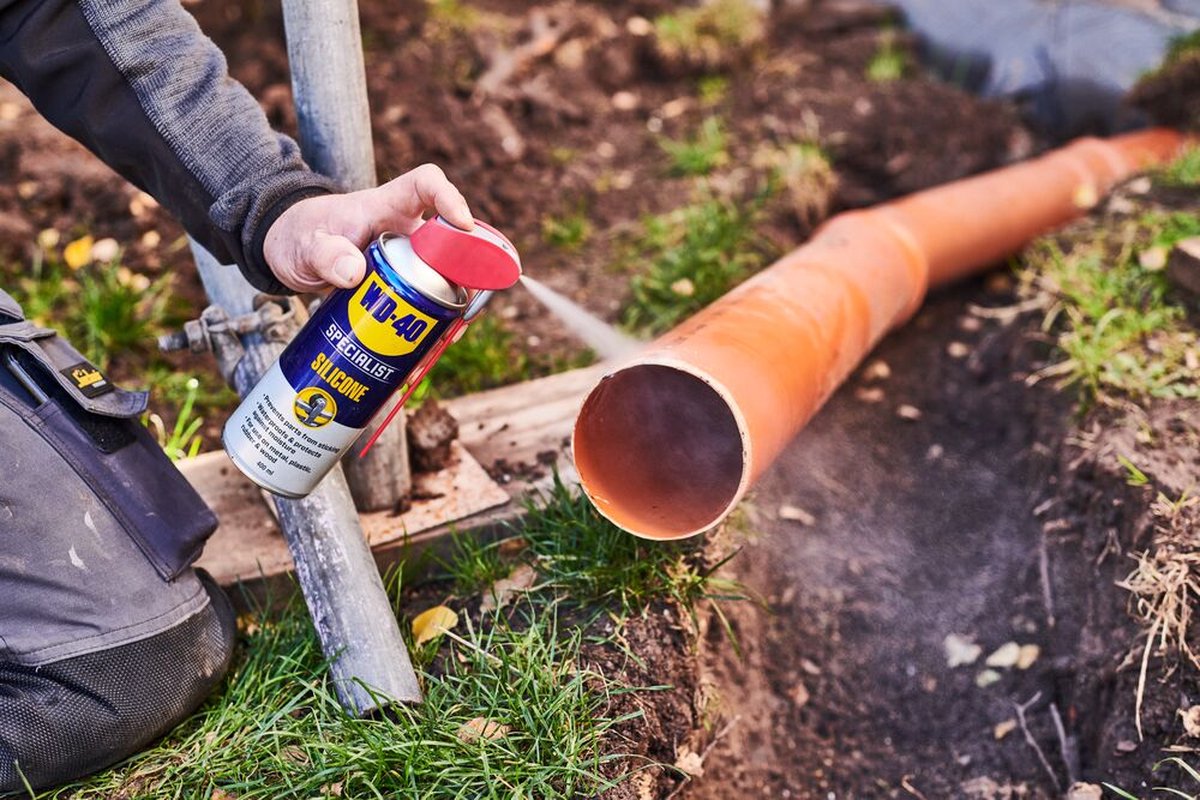 Wd-40 siliconenspray Specialist 250 ml/zwart - Geel