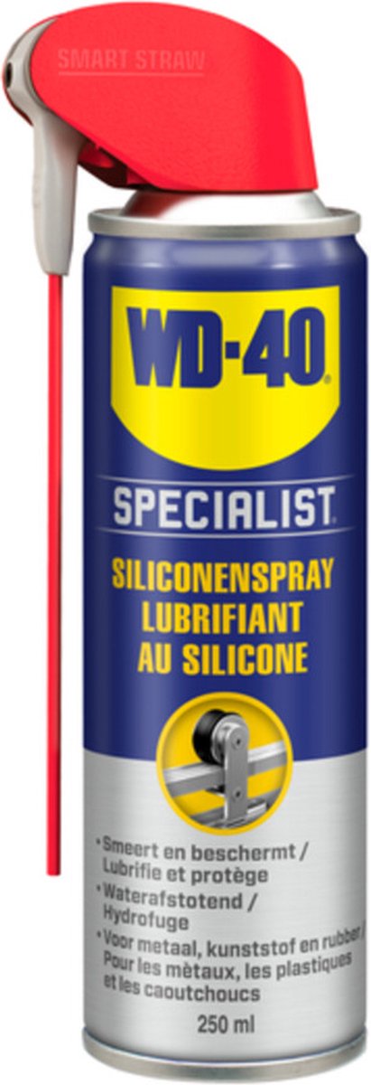 Wd-40 siliconenspray Specialist 250 ml/zwart - Geel