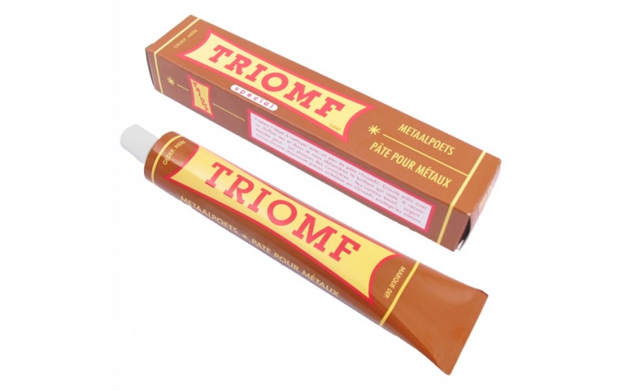 Triomf Metaalpoets tube 75ml - Bruin