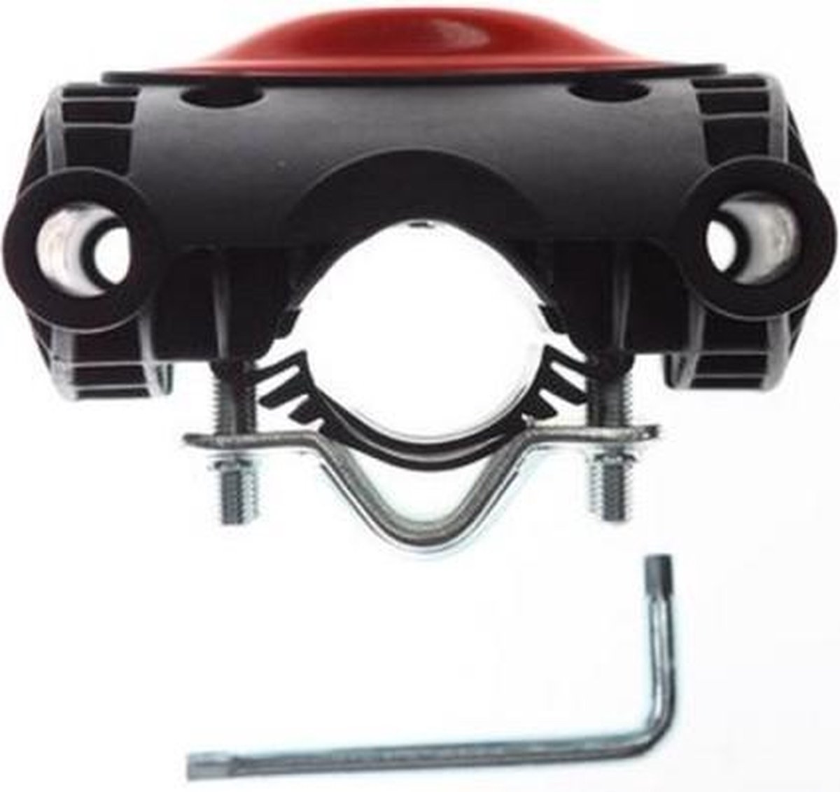 Polisport adapter achterzitje 10 cm framebevestiging - Zwart