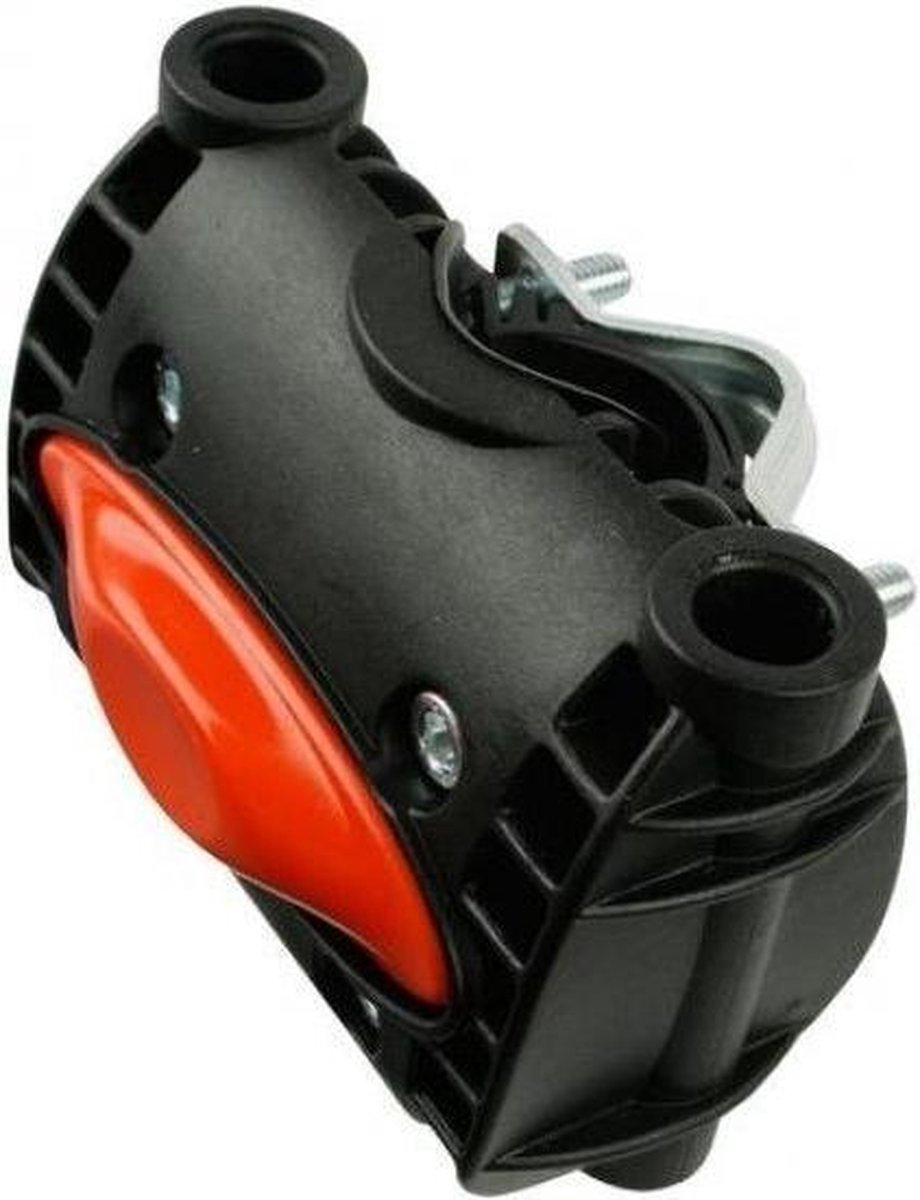 Polisport adapter achterzitje 10 cm framebevestiging - Zwart