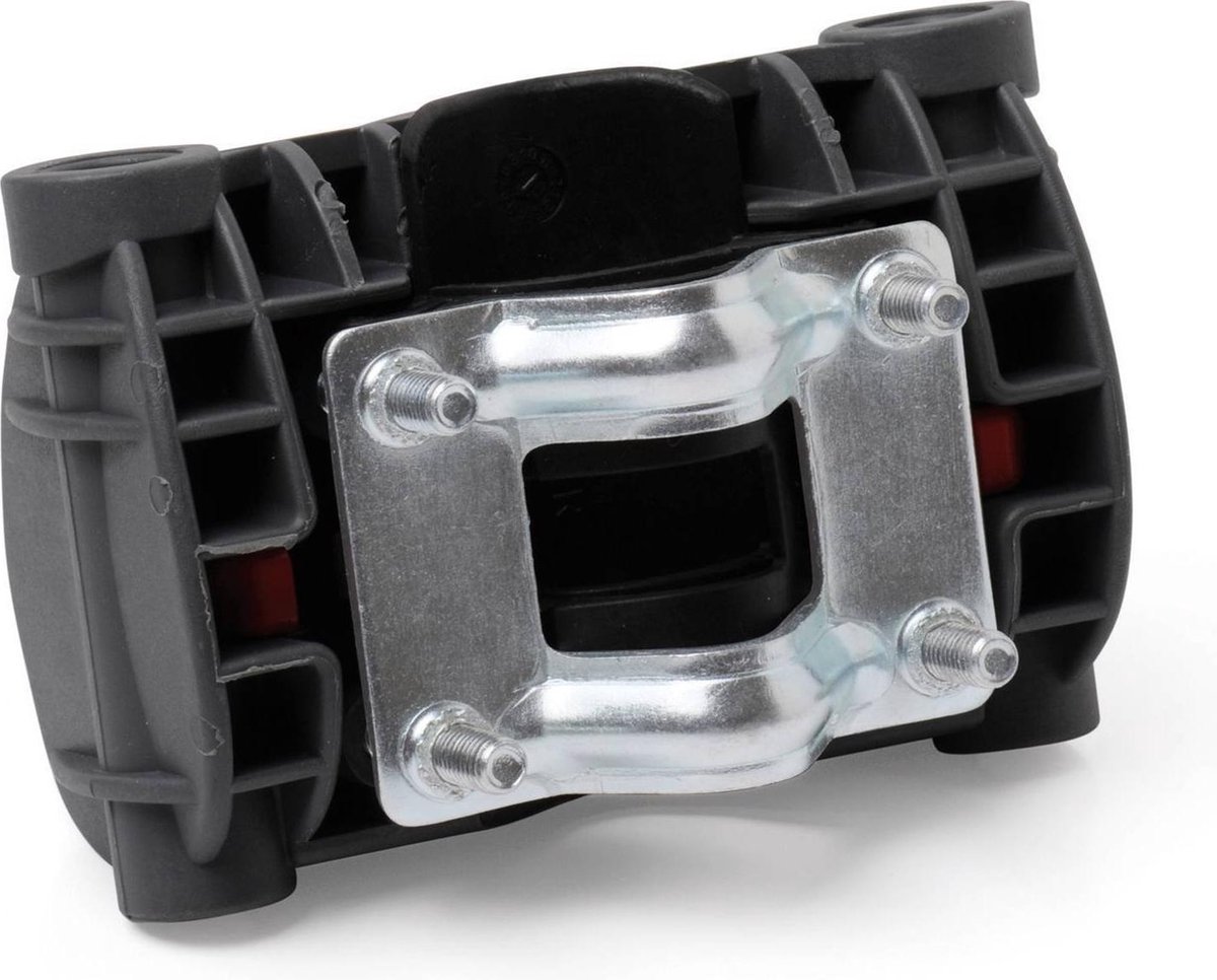 Polisport adapter achterzitje 10 cm framebevestiging - Zwart