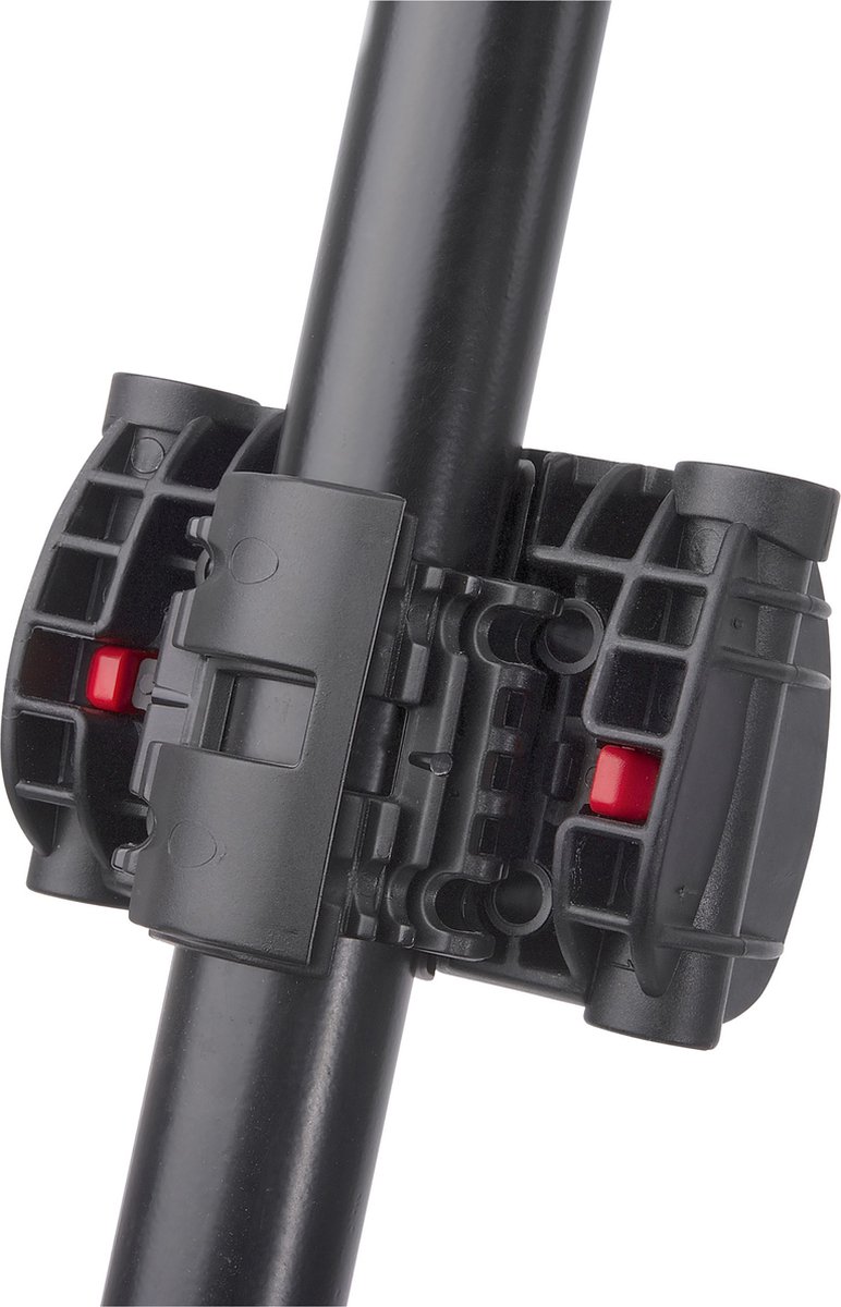 Polisport adapter achterzitje 10 cm framebevestiging - Zwart