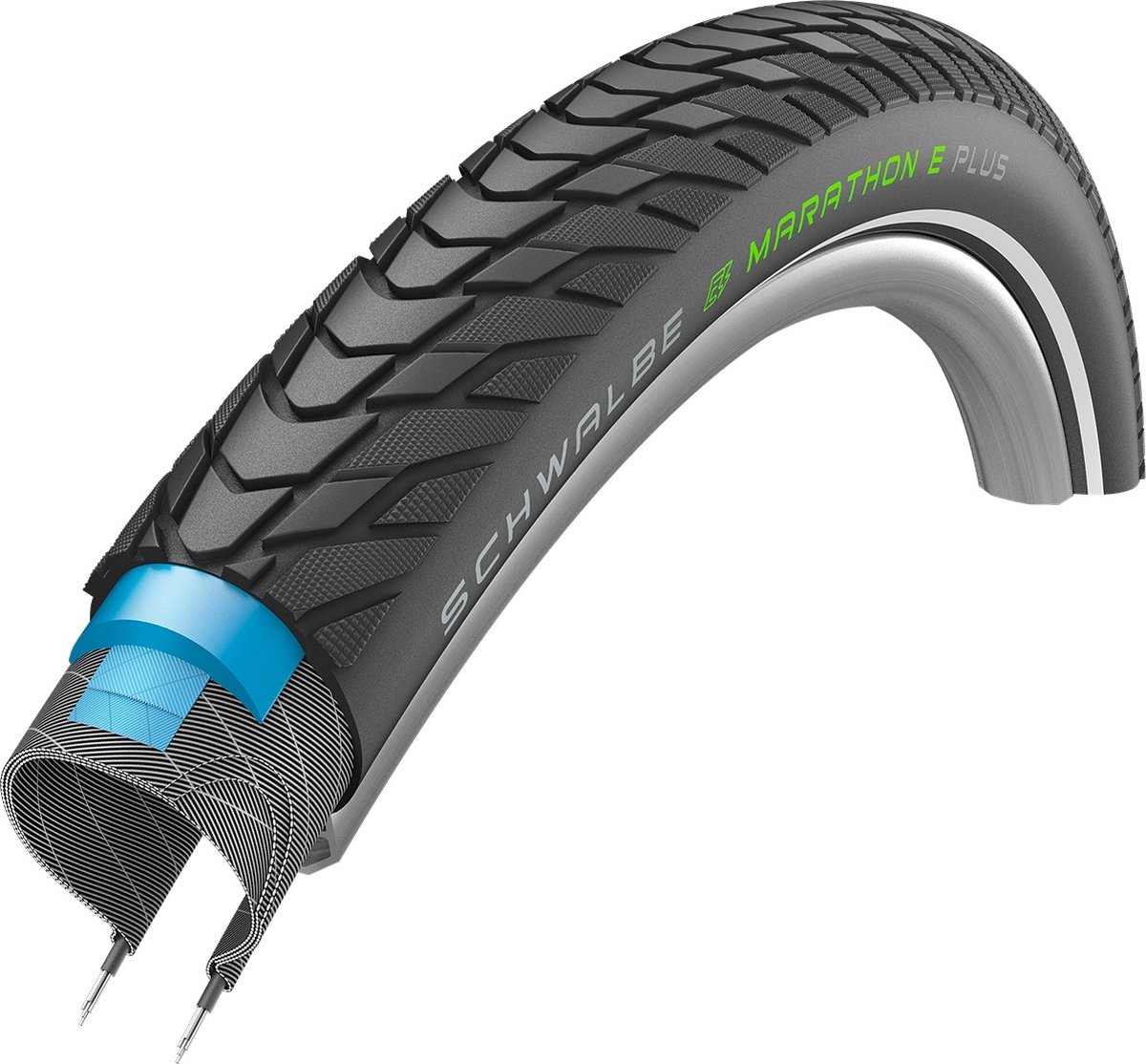 Schwalbe buitenband Marathon E-Plus 28 inch (55-622) - Zwart