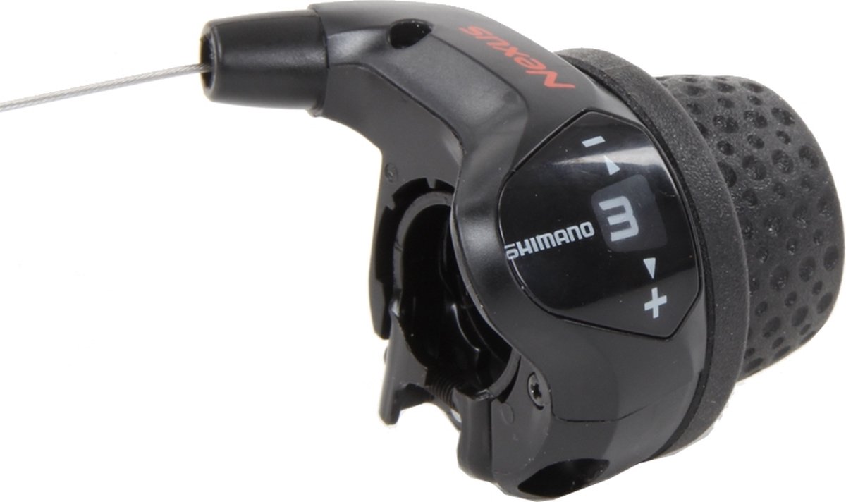 Shimano shifter rechts Nexus 3speed 1700 mm - Zwart