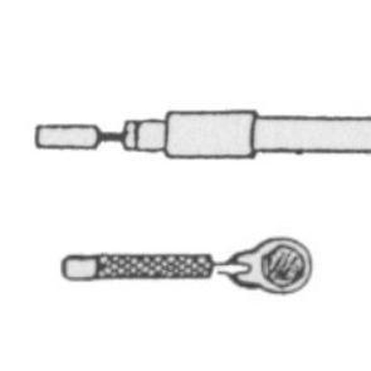 Elvedes versnellingskabel Sturmey Archer (6441) - Zwart