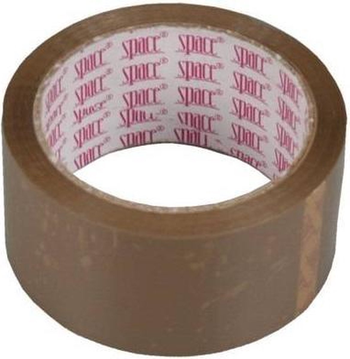 Benson tape 48 mm 66 meter per rol - Bruin